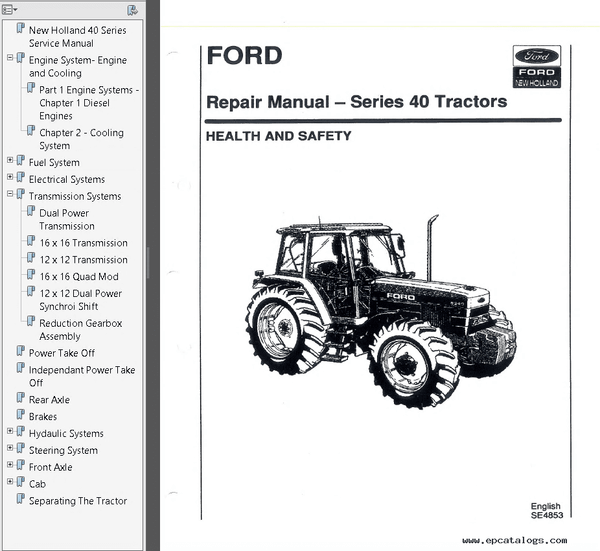 ford tractor service